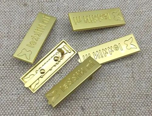 METAL CLOTHING LABEL 15 